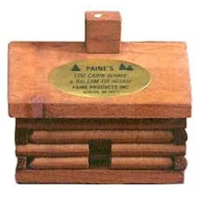 Brûleur d'encens maisonnette et bûche de cèdre rouge