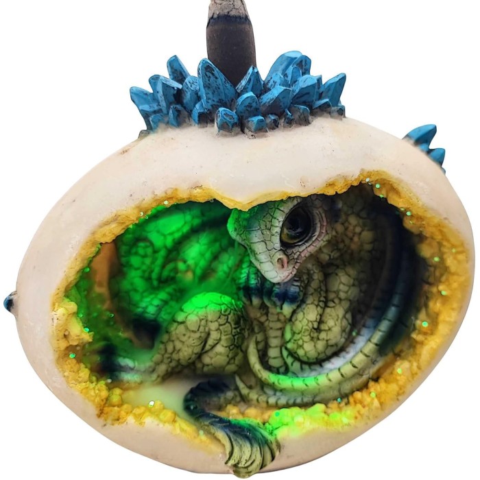 Brûleur d'encens à reflux LED Bébé Dragon