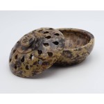 Soapstone  incense burner Drop pattern