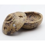 Soapstone  incense burner Diamond pattern