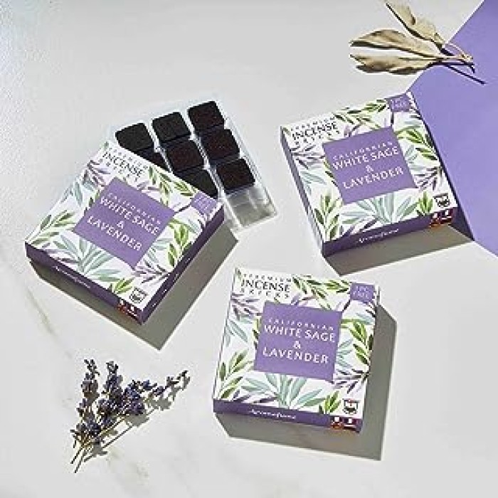 White Sage & lavender incense bricks Aromafume