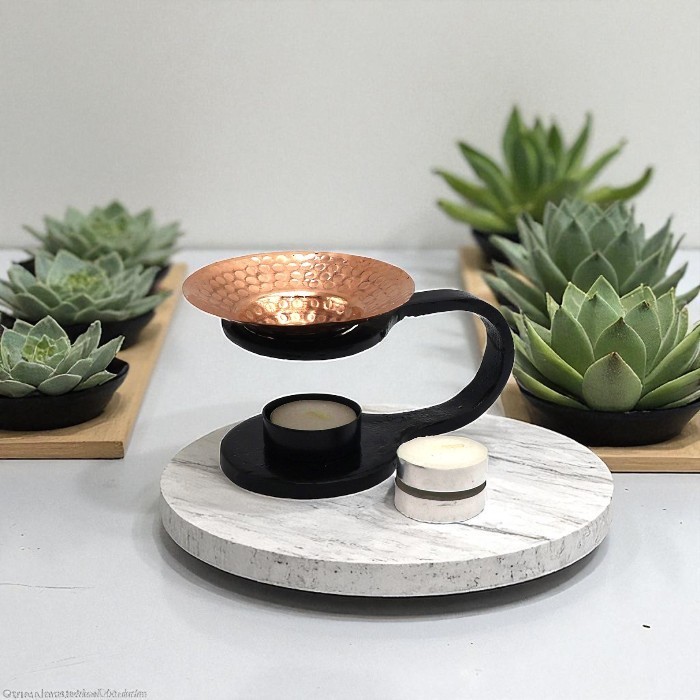Metal aroma oil diffuser