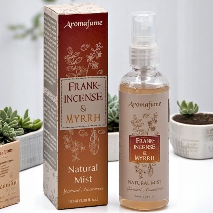 Brume naturelle oliban et myrrhe Aromafume
