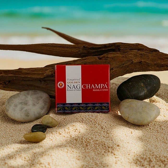 Encens Vijayshree Golden Nag Champa ( cônes)