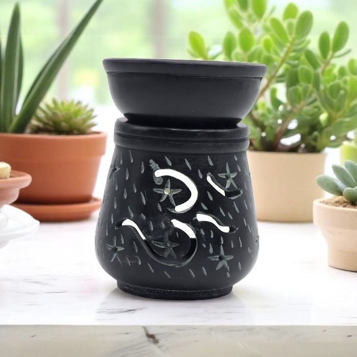 Diffuseur d'huile essentielle en pierre à savon  