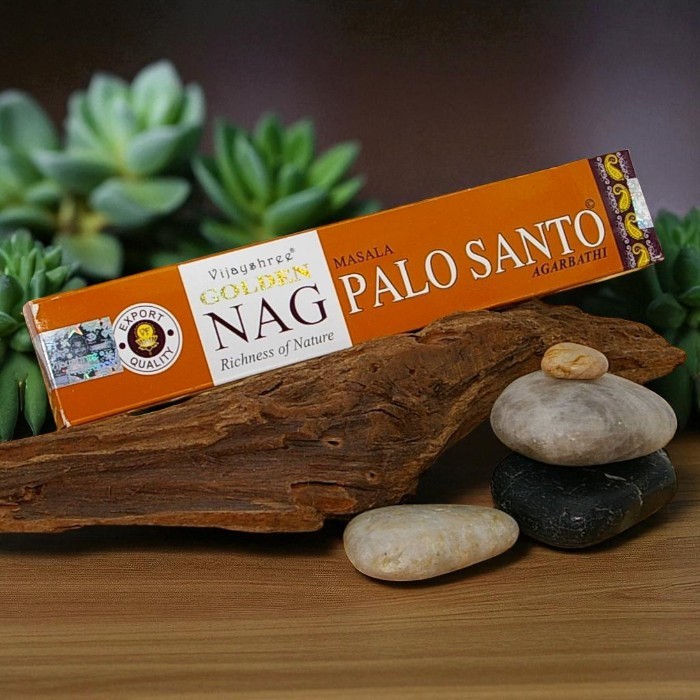 Encens Vijayshree Golden Nag Palo Santo